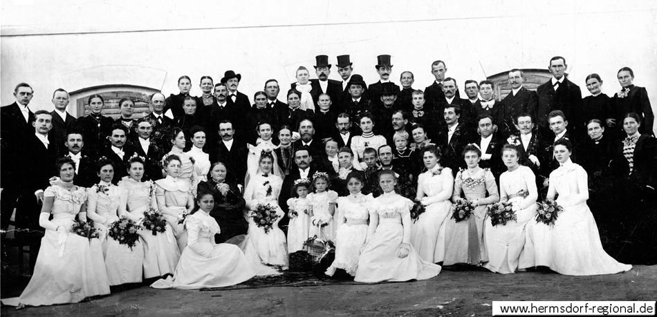 02.10.1900 Hochzeit von Martha Präßler und Ernst Gabler 